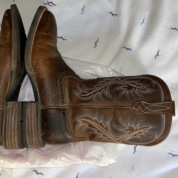 Ariat ATS Advance torque stability western QuickDraw square toe size 9D boots - Picture 15 of 16